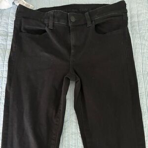 American Eagle Outfitters Black Denim Jeans Next Level Stretch 8long